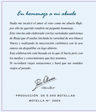 Cargar imagen en el visor de la galería, “Como lo haría mi abuelo” Maceración Carbónica